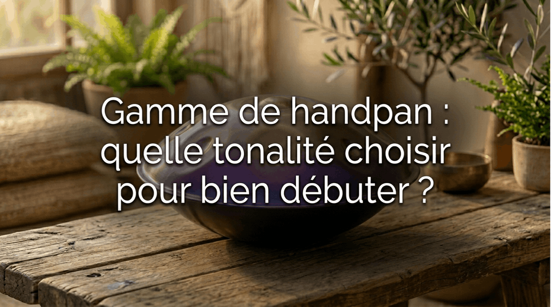 Gamme de handpan : quelle tonalité choisir pour bien débuter ?