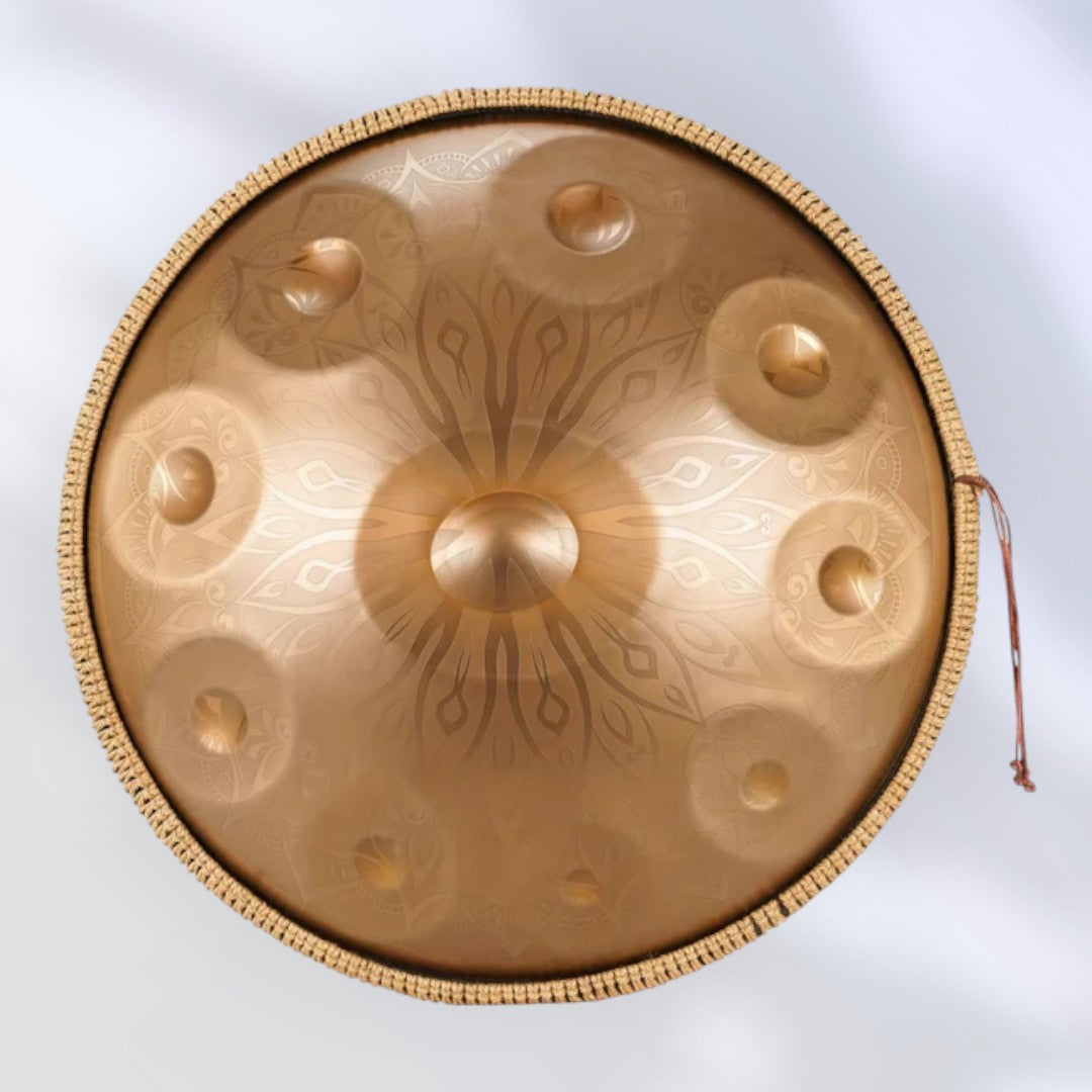 Handpan 10 notes Kurd en ré mineur 440 Hz Essence