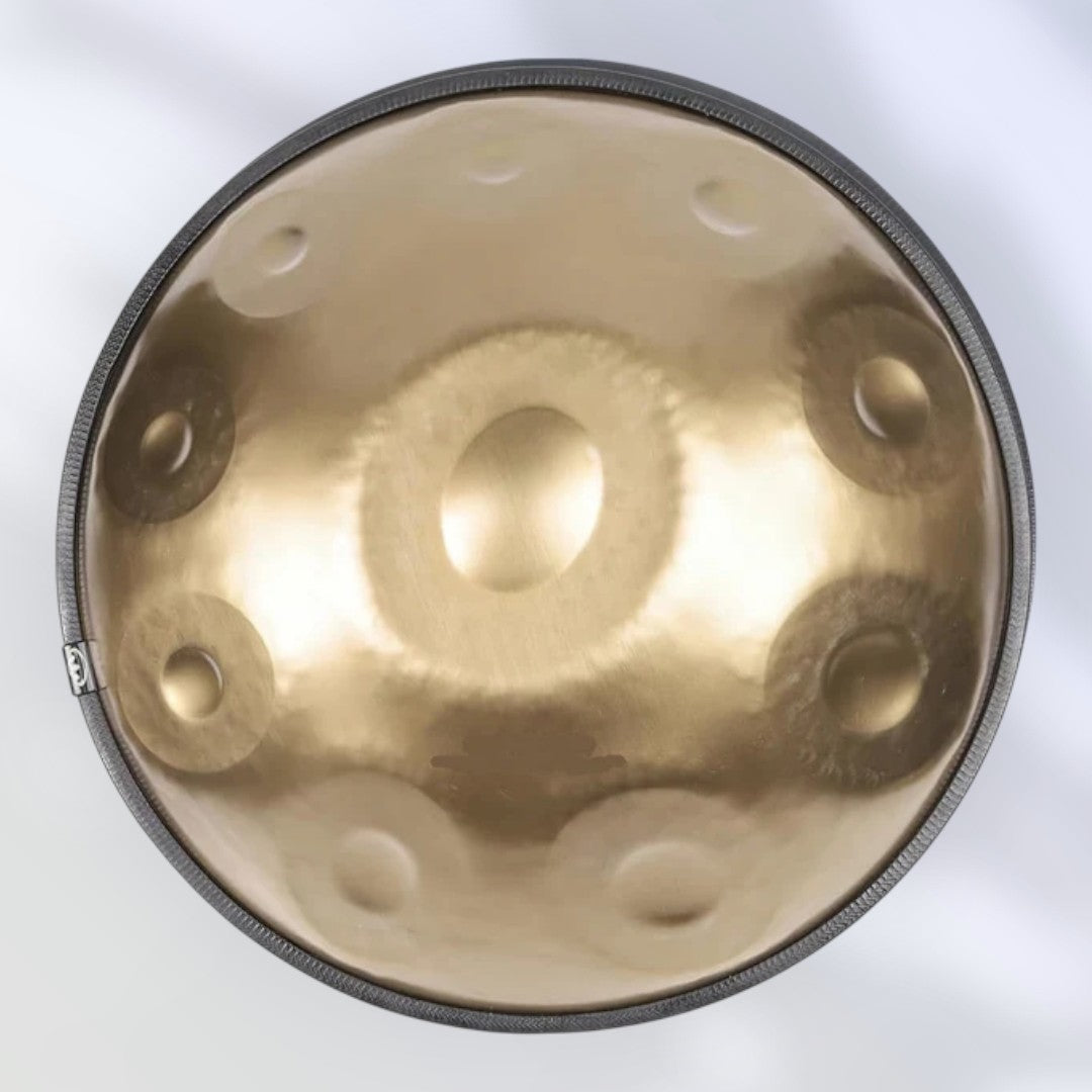 Handpan 10 notes Kurd en ré mineur 440 Hz Équilibre
