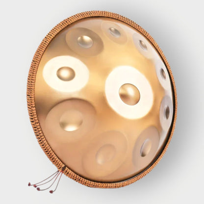 Handpan 10 notes acier Kurd en ré mineur 440 Hz Brut
